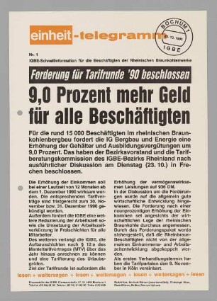 "9,0 Prozent mehr Geld für alle Beschäftigten"