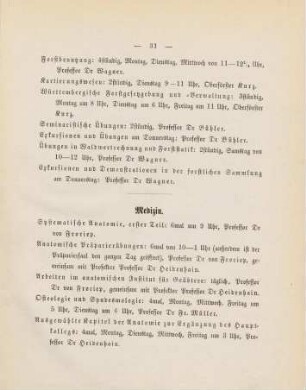 31-37, Medizin