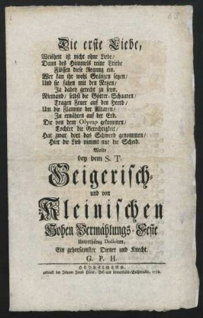 Die erste Liebe []