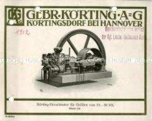Abbildung eines Dieselmotors mit 15 bis 30 PS