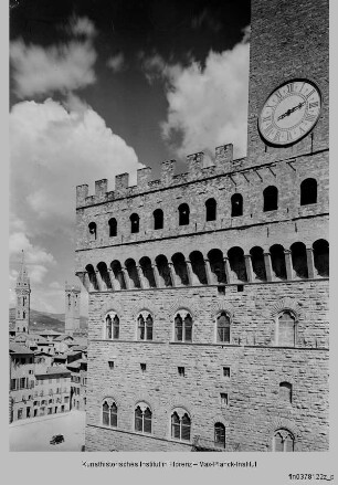 Palazzo Vecchio, Westfassade, Florenz