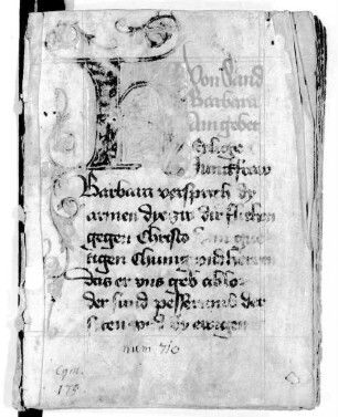 Gebetbuch - BSB Cgm 175