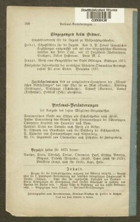 Eingegangen beim Ordner