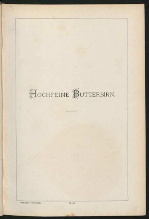 II. 59. Hochfeine Butterbirn