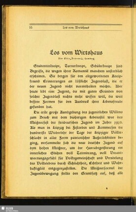 Los vom Wirtshaus