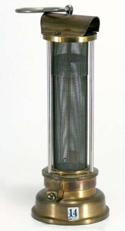 Grubenlampe (Ölsicherheitslampe, Davylampe)