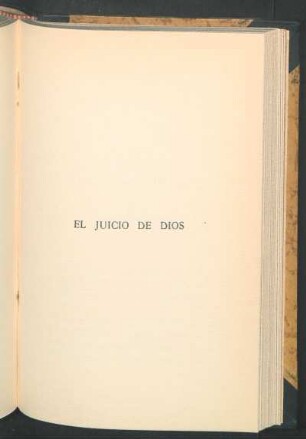 El juicio de Dios
