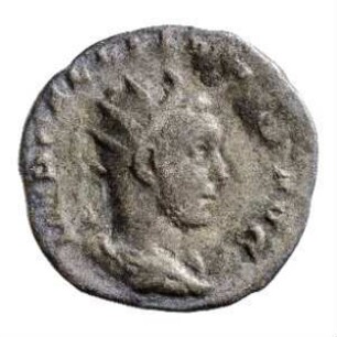 Münze, Antoninian, 257 - 258 n. Chr.