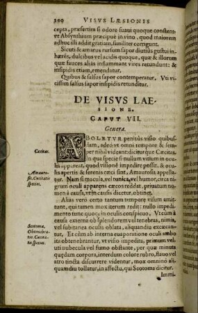 De Visus Laesione. Caput VII.