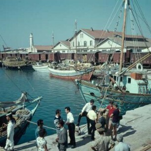 Samothrake. Alexandrupolis. Der Hafen für Samothrake