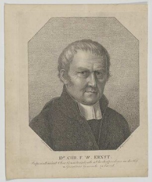 Bildnis des Chr. F. W. Ernst