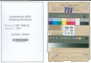Entnazifizierung Johann Lochner , geb. 11.06.1902 (Angestellter)