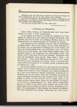 8. Übergang zum Stellungskrieg