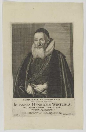 Bildnis des Johannes Henricus Wirtzius