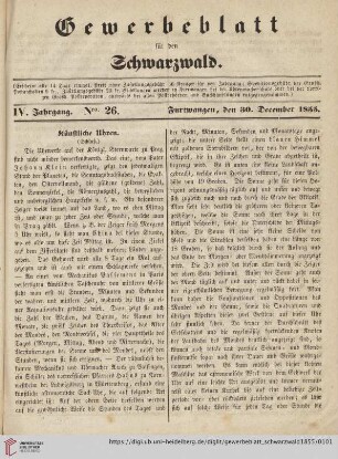 Nro. 26 (30. December)