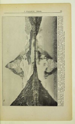 Das Matterhorn, 4500 m, vom Riffelsee gesehen
