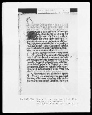 Gebetbuch — Initiale C, Folio 38recto
