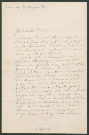 Brief an Richard Fricke : 26.05.1875
