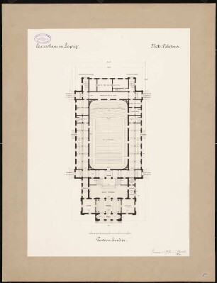 Konzerthaus, Leipzig: Grundriss Parterre