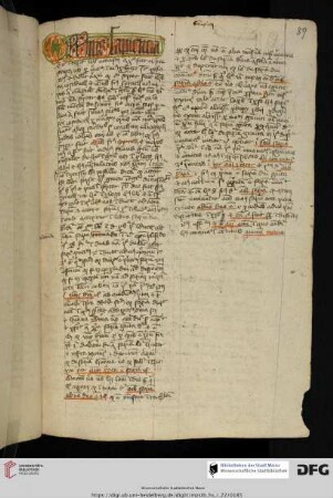 Liber Ecclesiasticus cum postilla Nicolai de Lyra