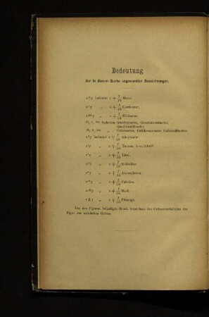 Bedeutung der in diesem Buch angewendeten Bezeichnungen.