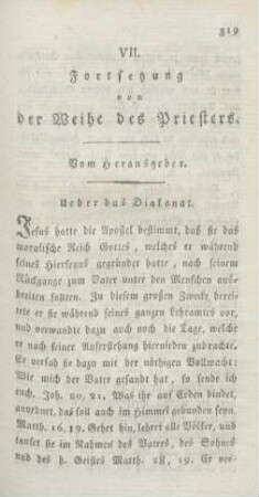 319-375 Die Weihe des Priesters : Fortsetzung