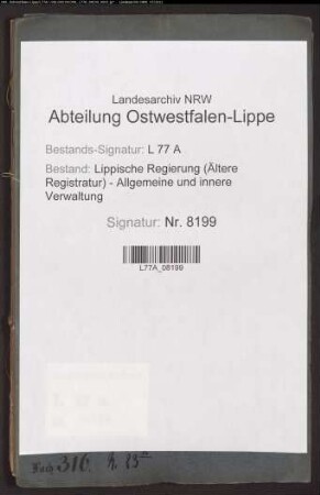 Kommunalwegebau (Generalia), Bd. 4