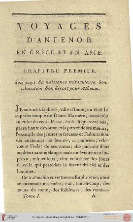 Chapitre premier