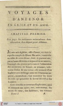 Chapitre premier