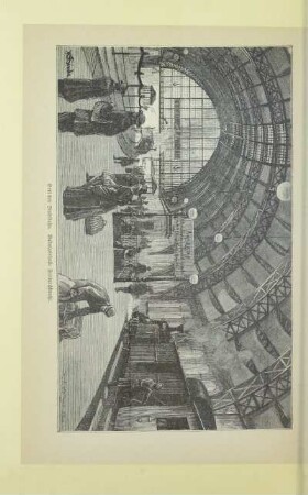 Berliner Stadtbahn. Bahnhofshalle Friedrichstraße