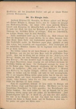 50. Die Königin Luise.