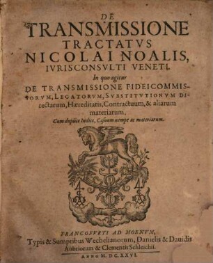 De Transmissione Tractatus