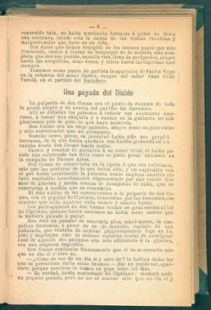 Una payada del Diablo
