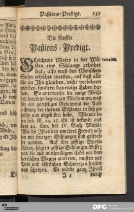 Die fünffte Paßions-Predigt.