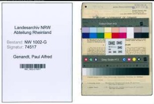 Entnazifizierung Paul Alfred Genandt, geb. 07.03.1889 (Theaterunternehmer)
