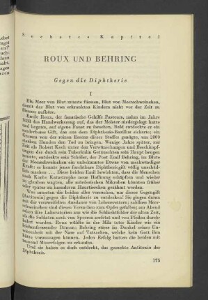 Sechstes Kapitel Roux Und Behring Gegen die Diphterie