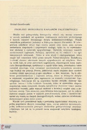 1: Problemy ikonografii kapłanów palmyreńskich