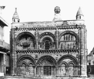 Civray (Vienne), St. Nicolas, Fassade