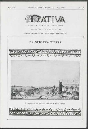 7.1930=Nr. 73: Nativa, 7.1930=Nr. 73