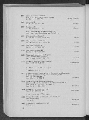 F. Slawische Philologie