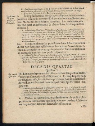 Decadis Quartae.