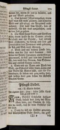 171-182, Pfingst-Lieder