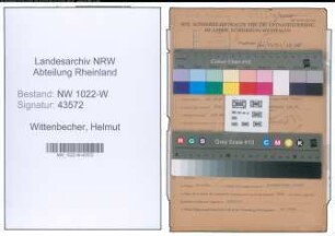 Entnazifizierung Helmut Wittenbecher , geb. 14.09.1906 (Arzt)