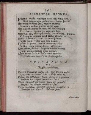 Alexander M. [Magnus]. [ ... mit Abbildungsbeschreibung].