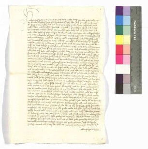 Brief Albrecht von Hohenlohe an Bischof von Würzburg.
