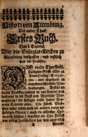 Historia von der weitberühmten Unser lieben Frawen Capell zu Alten-Oetting, Anderer Theil