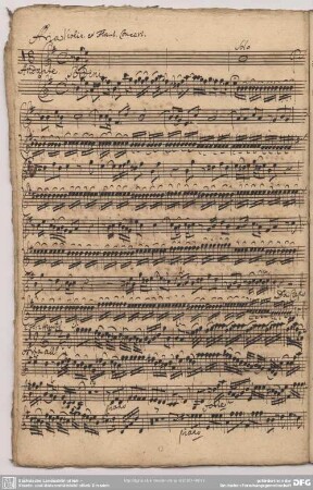 19. Anonymus, Suiten, G-Dur 