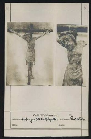 Kruzifix Standort: Hechingen (Hl. Kreuzkapelle)