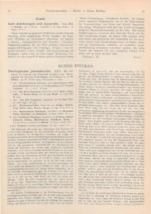 77-80 Kleine Kritiken
