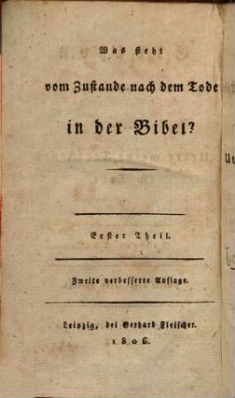 Elpizon oder Über meine Fortdauer im Tode, 3,1.
